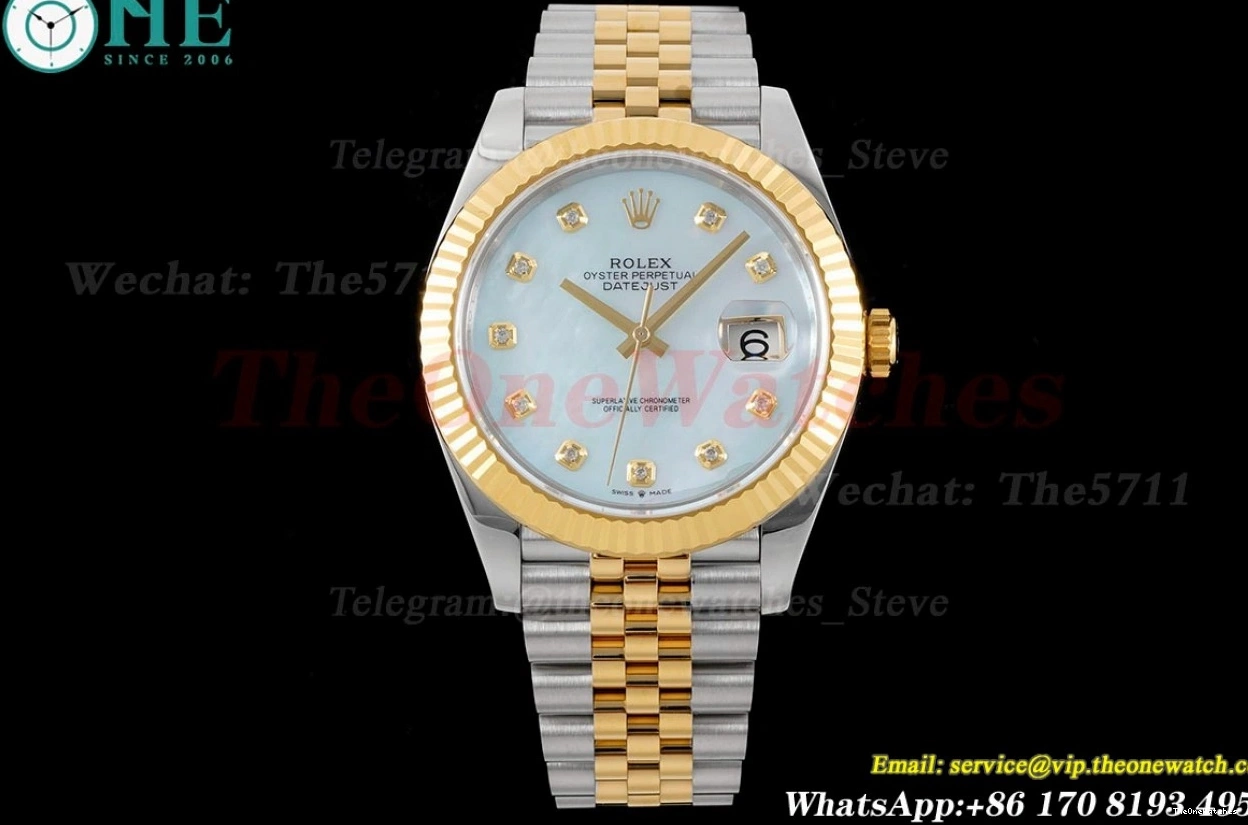 VR3235 Dial 41mm YG SS 126333 904L Jubilee Mop King Datejust Flt 0417